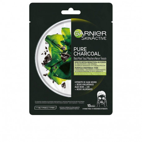Garnier SkinActive näomask Pure Charcoal detox-toimega poore ahendav 28g, must