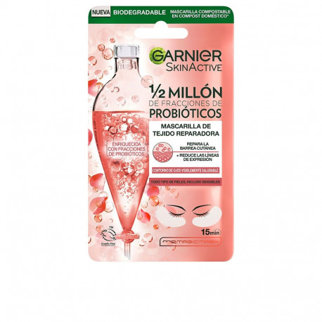 GARNIER SKINACTIVE PROBIÓTICOS mascarilla tejido reparadora ojos y líneas de expresión 1 u
