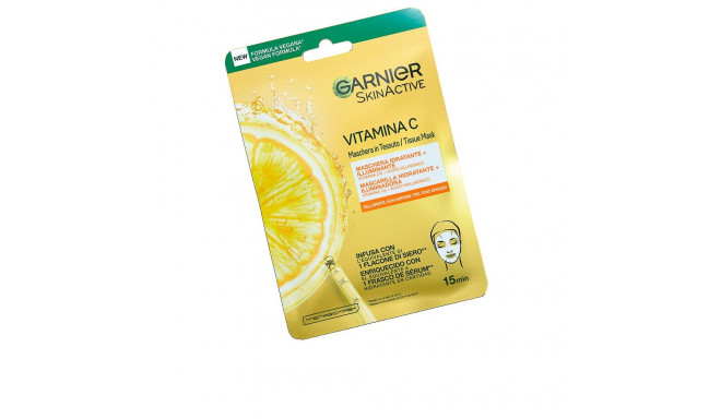 GARNIER SKINACTIVE mascarilla vitamina c hidratante e iluminadora 1 u