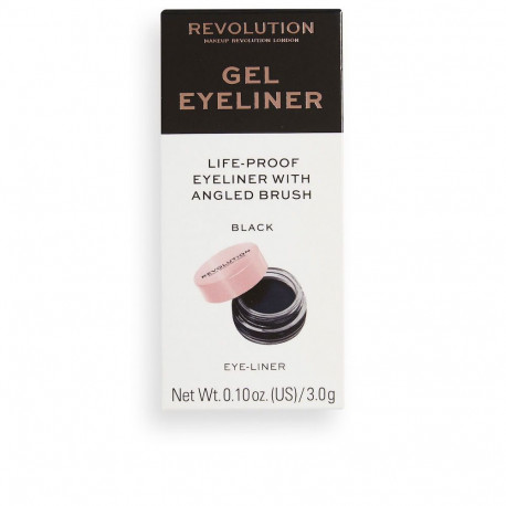 REVOLUTION MAKE UP GEL EYELINER life-proof #black 3 gr