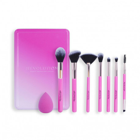 REVOLUTION MAKE UP THE BRUSH EDIT GIFT LOTE 8 pz