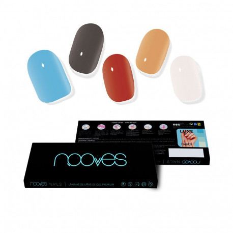 NOOVES LÁMINAS DE UÑAS DE GEL premium glam #melody 20 u