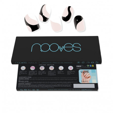 NOOVES geelküünte kleebised premium glam 20tk, #white cow