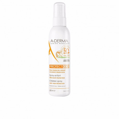 A-DERMA laste päikesekaitsepihusti PROTECT KIDS SPF50+ 200ml