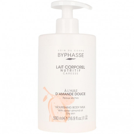 BYPHASSE LECHE CORPORAL nutritiva con aceite de almendra 500 ml