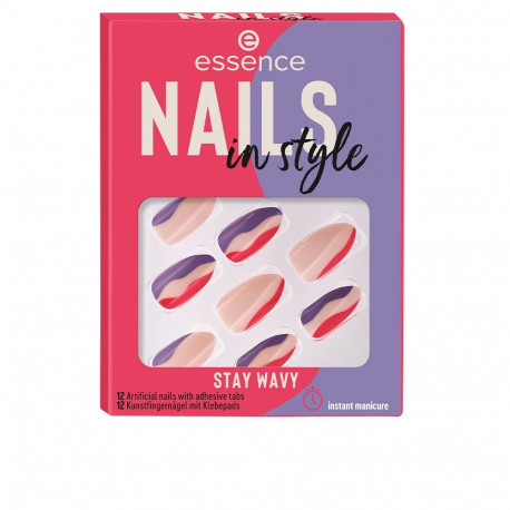 ESSENCE NAILS IN STYLE uñas artificiales #stay wavy