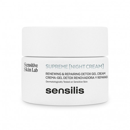 SENSILIS SUPREME REAL DETOX crema de noche 50 ml