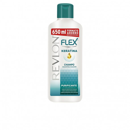 Revlon šampoon Flex Keratin puhastav rasustele juustele 650ml