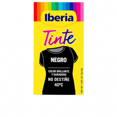 Iberia riidevärv 40º 70g värvikindel, must