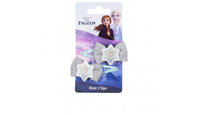 INCA CLIPS LAZO DISNEY #frozen 7,4 x 12 ,5 x 2 cm 2 u