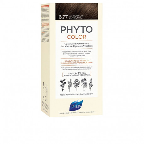 Phytocolor juuksevärv #6.77 4u, helepruun cappuccino