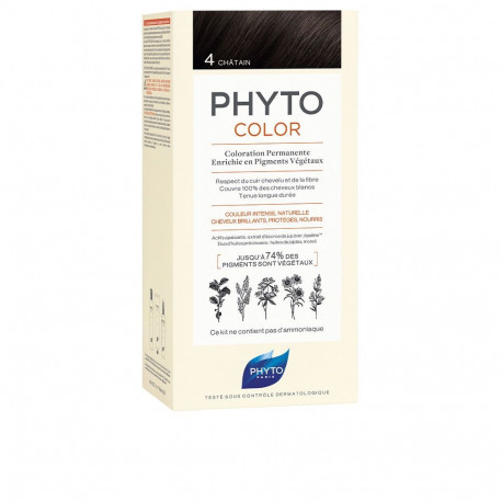 Phytocolor juuksevärv #4 4tk, pruun