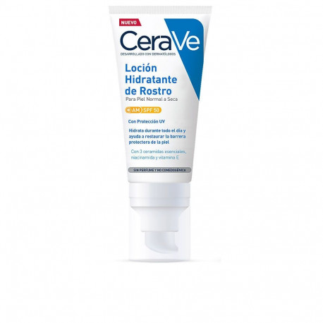 CeraVe niisutav näokreem normaalsele ja kuivale nahale SPF50 52ml