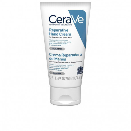 CERAVE REPARATIVE HAND CREAM for extremely dry, rough hands 50 ml