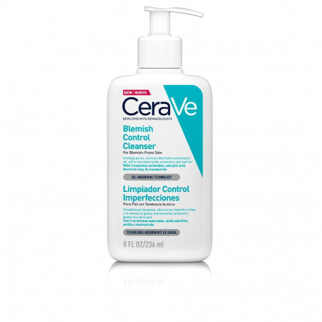 CERAVE LIMPIADOR control imperfecciones con ácido salicílico pieles grasas y con tendencia acnéica 2