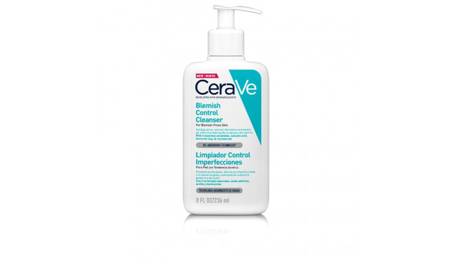CeraVe ebapuhtustevastane puhastusgeel salitsüülhappega rasusele ja aknele kalduvale nahale 236ml