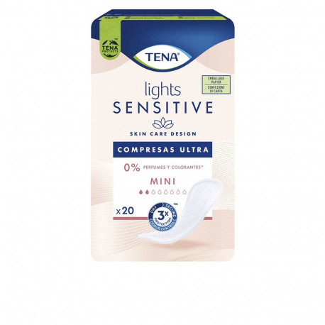 TENA LADY TENA LIGHTS compresas ultra sensitive mini 20 u