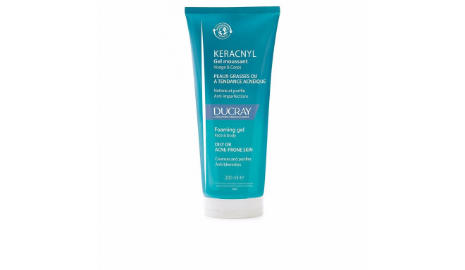 Ducray puhastusgeel Keracnyl 200ml