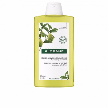 KLORANE A LA CIDRA champú ligero para cabello normal/graso 400 ml