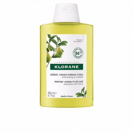 KLORANE A LA CIDRA champú ligero para cabello normal/graso 200 ml