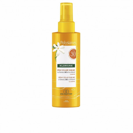 Klorane keha päikesekaitse sprei Polysianes Monoï y Tamanu BIO SPF30 200ml