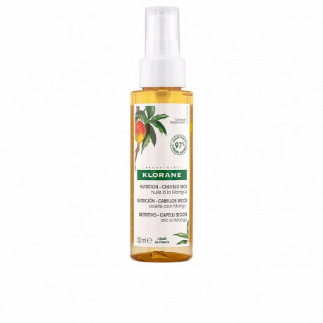 KLORANE AL MANGO aceite nutrición para cabello seco 100 ml