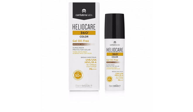 HELIOCARE 360° COLOR protector solar con color gel oil free SPF50+ #Bronze intense 50 ml
