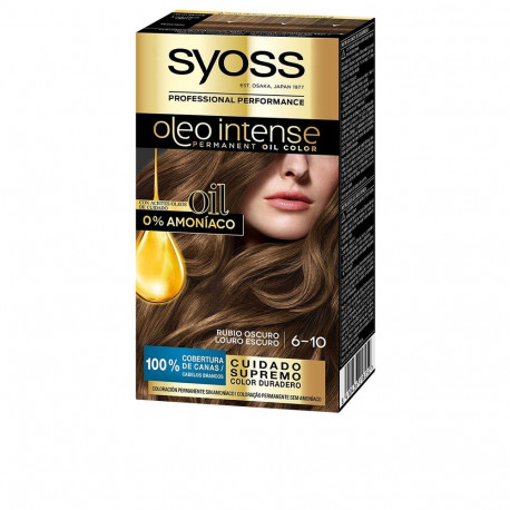 Syoss juuksevärv Oleo Intense ammoniaagivaba #6.10 5tk, tume blond