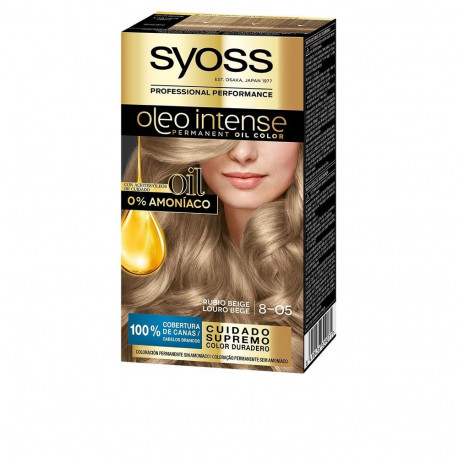 Syoss juuksevärv Oleo Intense #8.05 ammoniaagivaba 5tk, beež blond