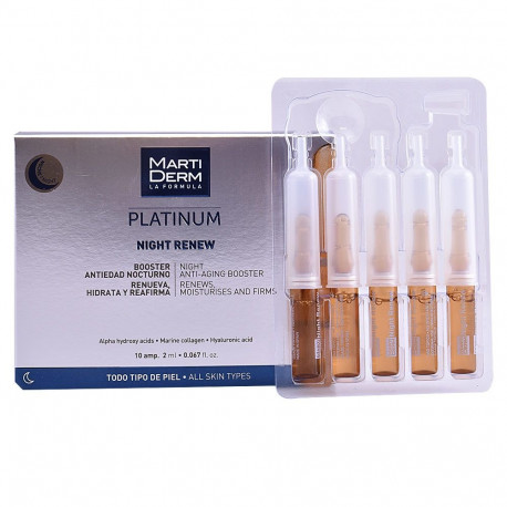 Martiderm ampullid Platinum Night Renew 10 x 2ml