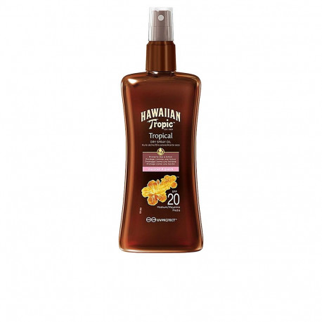 Hawaiian Tropic kuivõli sprei kookose ja guajaaviga SPF20 200ml
