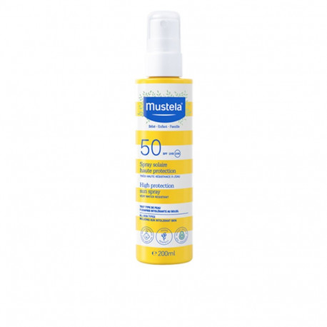 MUSTELA BEBÉ-NIÑO SOL spray solar alta protección SPF50 200 ml