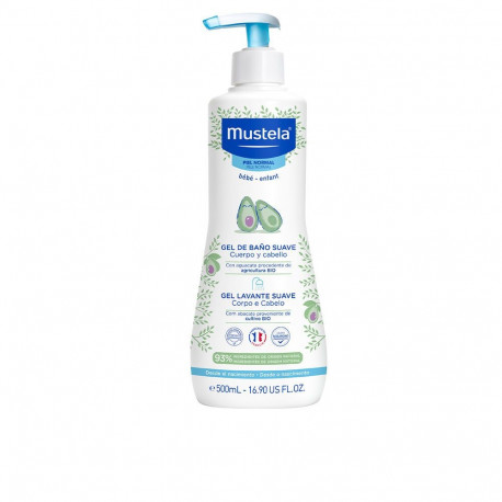 Mustela õrn vannigeel Bebé 500ml