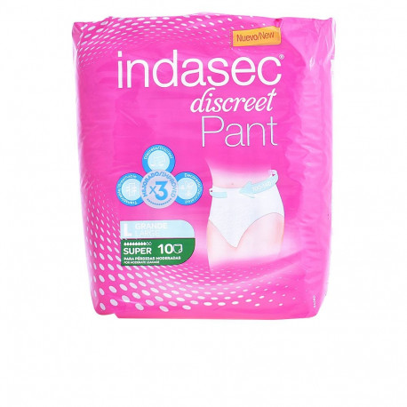 INDASEC PANT SUPER talla grande 10 u