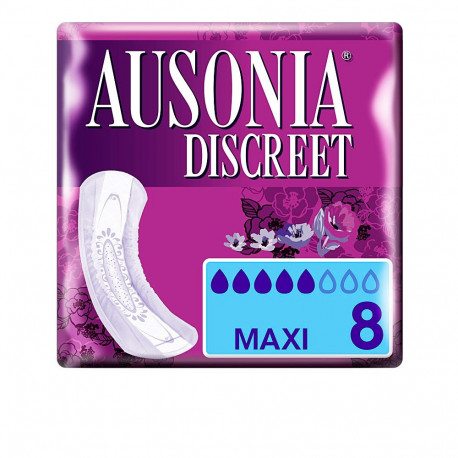 AUSONIA DISCREET compresas incontinencia maxi 8 u