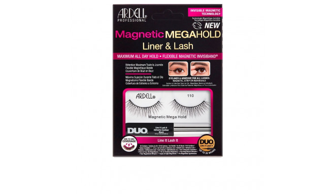ARDELL MAGNETIC MEGAHOLD LINER & LASH pestañas #110 2 u