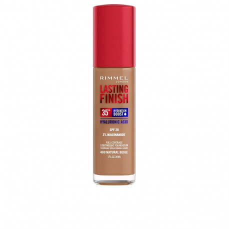 Rimmel London jumestuskreem Lasting Finish niisutav SPF20 30ml, #400-naturaalne beež
