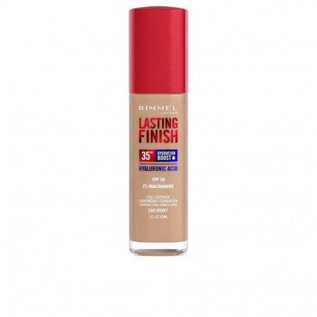 Rimmel London jumestuskreem Lasting Finish niisutav SPF20 30ml, #100-Ivory