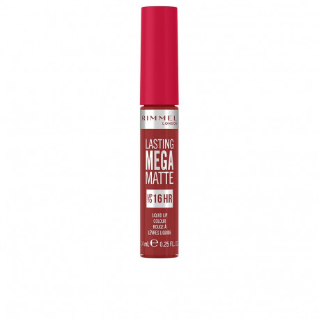 Rimmel London vedel huulepulk Lasting Mega Matte 7,4ml, #500-fire starter