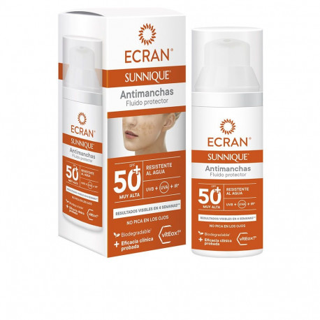 Ecran Sunnique pigmentilaikude vastane näokreem SPF50+ 50ml