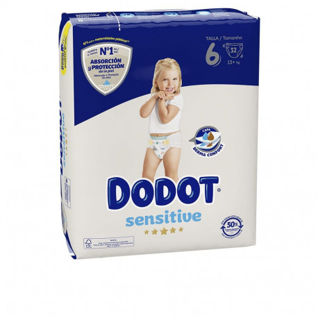 Dodot mähkmed Sensitive 6 +13kg 32tk