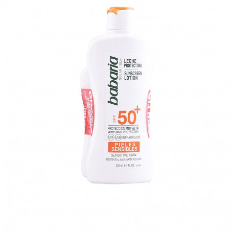BABARIA SOLAR PIEL SENSIBLE SPF50+ LECHE lote