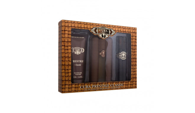 Cuba Prestige Eau de Toilette (90ml) (Edt 90 ml + Shower Gel 200 ml + Aftershave Water 100 ml)