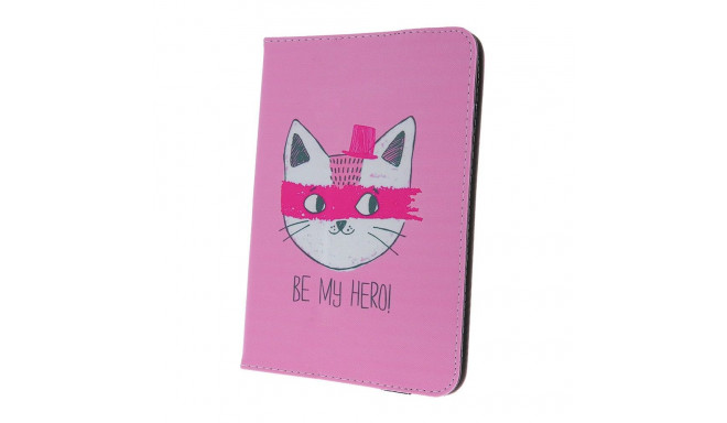 Tahvelarvuti kaaned GreenGo 7-8'' Universaalne roosa kass