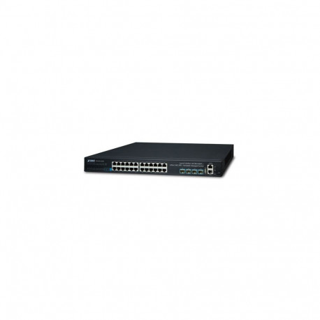 Layer 3 24-Port 10/100/1000T + 4-Port 10G SFP+ Stackable Managed Gigabit Switch