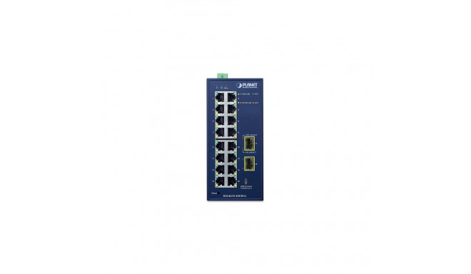 Switch: 16 x 10/100/1000Mbps, 2 x SFP, 1 x RJ-45 console, Layer 2/4