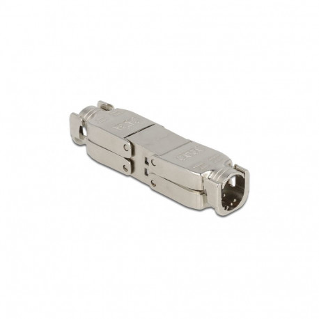 Delock Coupler for network cable Cat.6A STP toolfree