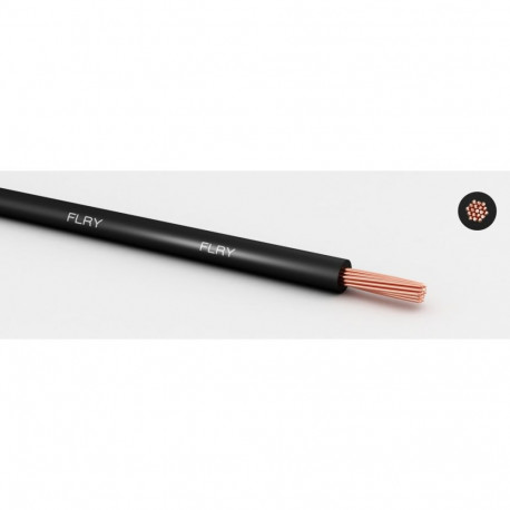 Montaažijuhe Cu; 2.5mm2; PVC; must; 60V; 100m