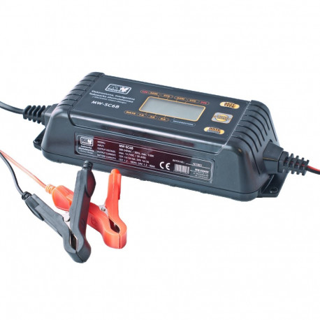 Battery charger 12V: 1A/3A/6A; 24V: 1A/3A