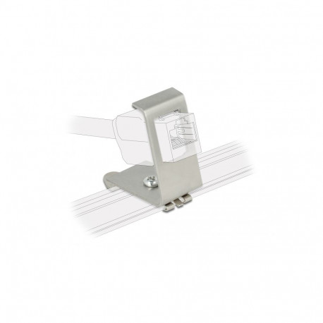 Keystone kinnitus 1 port DIN-liistule